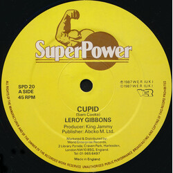 Leroy Gibbons Cupid USED VINYL 12INCH 45 RPM