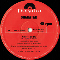 Shakatak Night Birds USED VINYL 12INCH 45 RPM SINGLE