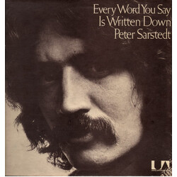 Peter Sarstedt Every Word You Say Is Written Down Vinyl LP USED