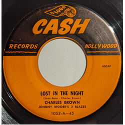 Charles Brown / Johnny Moore's Three Blazers / The Basin Street Boys Lost In The Night / I Sold My Heart To The Junkman USED VINYL 7INCH 45 RPM