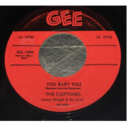 The Cleftones / Jimmy Wright & His Orchestra You Baby You USED VINYL 7INCH SINGLE 45 RPM