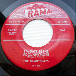 The Heartbeats I Won't Be The Fool Anymore / Wedding Bells USED VINYL 7INCH 45 RPM