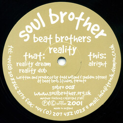 The Beat Bros Reality USED VINYL 12INCH