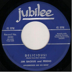 Jim Backus Delicious! USED VINYL 7INCH 45 RPM