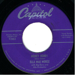 Ella Mae Morse / Big Dave And His Orchestra Money Honey / I Love You, Yes I Do USED VINYL 7INCH 45 RPM SINGLE MONO