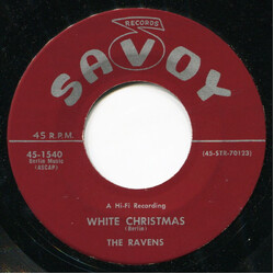 The Ravens (2) White Christmas / Silent Night USED VINYL 7INCH 45 RPM SINGLE
