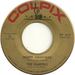 The Marcels Merry Twist-Mas USED VINYL 7INCH 45 RPM SINGLE
