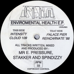Mr E. Pressure / Stakker And Spindizzy Enviromental Health E.P. VINYL 12" USED