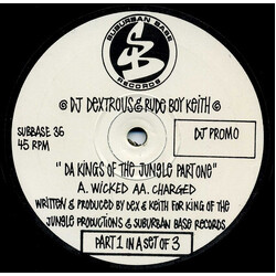 DJ Dextrous & Rude Boy Keith Da Kings Of The Jungle Part One USED VINYL 12INCH 45 RPM PROMO