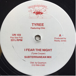 Tyree Cooper / Chic (2) I Fear The Night USED VINYL 12INCH 33 S RPM