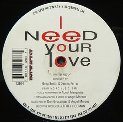 Greg Smith (14) / Dennis Ferrer I Need Your Love VINYL 12" USED