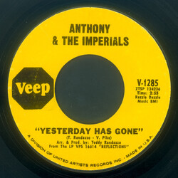 Little Anthony & The Imperials Yesterday Has Gone Vinyl 7" USED