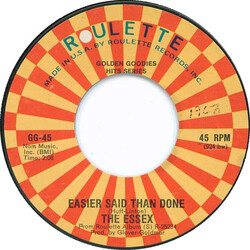 The Essex Easier Said Than Done / A Walkin' Miracle Vinyl 7" USED