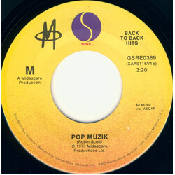 M (2) Pop Muzik / Moonlight And Muzak USED VINYL 7INCH