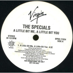 The Specials A Little Bit Me, A Little Bit You USED VINYL 12INCH 33 S RPM PROMO STEREO