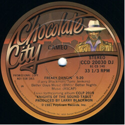 Cameo Freaky Dancin' USED VINYL 12INCH 33 S RPM PROMO