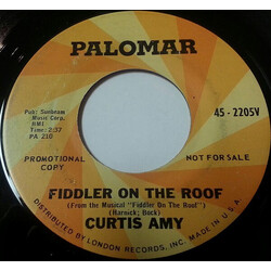 Curtis Amy Fiddler On The Roof USED VINYL 7INCH 45 RPM PROMO
