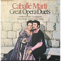 Montserrat Caballé / Bernabé Martí Great Opera Duets Vinyl LP USED