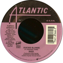 INXS Suicide Blonde USED VINYL 7INCH 45 RPM SINGLE STEREO