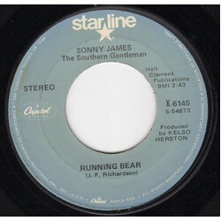 Sonny James Running Bear / Only The Lonely USED VINYL 7INCH 45 RPM SINGLE
