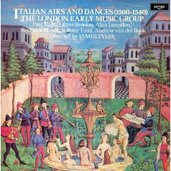 The London Early Music Group / James Tyler Italian Airs And Dances (1500-1540) Vinyl LP USED