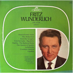 Fritz Wunderlich Lyric Tenor, Album 3 Vinyl LP USED