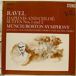Maurice Ravel / Charles Munch / Boston Symphony Orchestra / New England Conservatory Chorus Daphnis And Chloe Vinyl LP USED