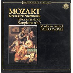 Wolfgang Amadeus Mozart / Marlboro Festival Orchestra / Pablo Casals Symphony No. 40 In G Minor, Eine Kleine Nachtmusik Vinyl LP USED