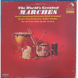 Erich Leinsdorf / Boston Symphony Orchestra / Arthur Fiedler / The Boston Pops Orchestra The World's Greatest Marches Vinyl LP USED