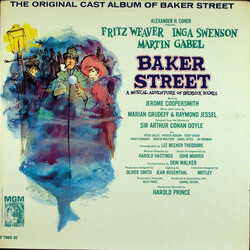 Marian Grudeff / Raymond Jessel / Fritz Weaver / Inga Swenson / Martin Gabel Baker Street - A Musical Adventure Of Sherlock Holmes Vinyl LP USED