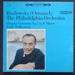 Alexander Brailowsky / Eugene Ormandy / The Philadelphia Orchestra / Frédéric Chopin / Franz Liszt Concerto No. 1 In E Minor/Todtentanz Vinyl LP USED