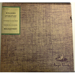 Johannes Brahms / Witold Malcuzynsky Variations And Fugue On A Theme By Handel / Intermezzo In E Flat Minor / Rhapsody No. 2 In G Minor Vinyl LP USED