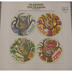 Alexander Glazunov / Boris Khaikin / Большой Симфонический Оркестр Всесоюзного Радио The Seasons Vinyl LP USED