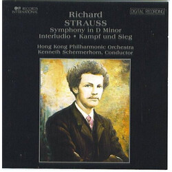 Richard Strauss / Kenneth Schermerhorn / Hong Kong Philharmonic Orchestra Symphony In D Minor • Interludio • Kampf Und Sieg Vinyl LP USED