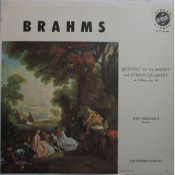 Johannes Brahms / Jost Michaels / Endres-Quartett Quintet For Clarinet And String Quartet In B Minor, Op. 115 Vinyl LP USED