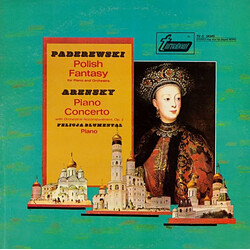 Felicja Blumental / Ignacy Jan Paderewski / Anton Stepanovich Arensky Polish Fantasy / Piano Concerto Vinyl LP USED