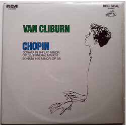 Van Cliburn / Frédéric Chopin Sonata In B-Flat Minor Op. 35, "Funeral March" / Sonata In B Minor, Op. 58 Vinyl LP USED