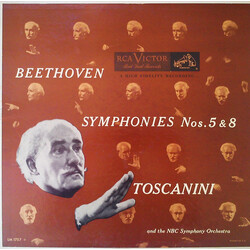 Ludwig Van Beethoven / Arturo Toscanini / NBC Symphony Orchestra Symphonies Nos. 5 & 8 Vinyl LP USED