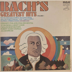 Various Bach's Greatest Hits Vol. 1 Vinyl LP USED