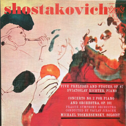 Dmitri Shostakovich / Sviatoslav Richter / Prague Radio Symphony Orchestra / Václav Jiráček / Mikhail Voskresensky Five Preludes And Fugues, Op. 87; C