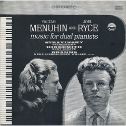Igor Stravinsky / Paul Hindemith / Johannes Brahms / Yaltah Menuhin / Joel Ryce Music for Dual Pianists Vinyl LP USED