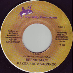 Beenie Man / Razor brown / Gringo (8) / Silver Cat (2) Time / Murder USED VINYL 7INCH 45 RPM