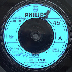 Herbie Flowers Mouth / Hi! It's Herbie Flowers USED VINYL 7INCH 45 RPM