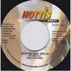 Delly Ranks Mouth Bad Bwoy Vinyl 7" USED