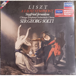Franz Liszt / The Chicago Symphony Orchestra / Chicago Symphony Chorus / Georg Solti A Faust Symphony Vinyl LP USED