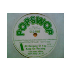 Geordie All Because Of You USED VINYL 7INCH EP
