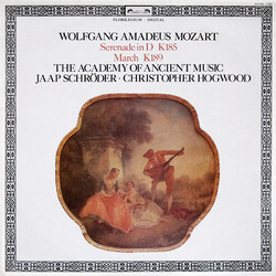 Wolfgang Amadeus Mozart / The Academy Of Ancient Music / Jaap Schröder / Christopher Hogwood Serenade In D K185 / March K189 Vinyl LP USED