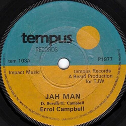 Errol Campbell (3) Jah Man USED VINYL 7INCH