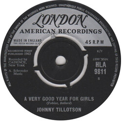 Johnny Tillotson Funny How Time Slips Away Vinyl 7" USED