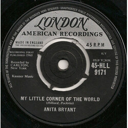 Anita Bryant My Little Corner Of The World USED VINYL 7INCH 45 RPM SINGLE